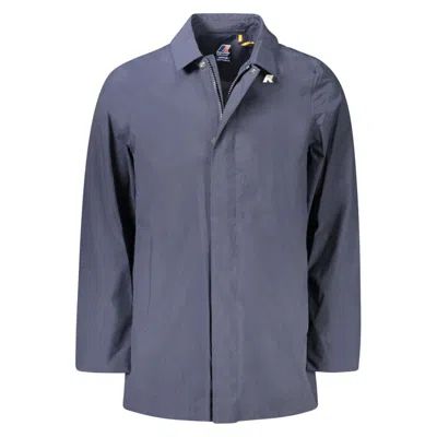 K-way Blue Polyamide Men Jacket