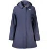 K-way Blue Polyester Jackets & Coat