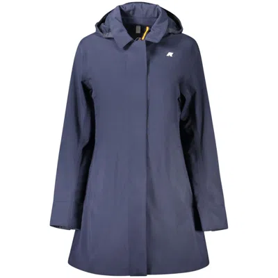 K-way Blue Polyester Jackets & Coat