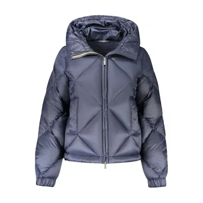 K-way Blue Polyester Jackets & Coat