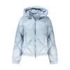 K-way Blue Polyester Jackets & Women's Coat In Blue
