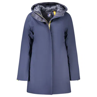 K-way Blue Polyester Jackets & Women's Coat