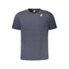 K-way Blue Polyester Men T-shirt In Blue