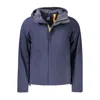 K-way Blue Polyester Mens Jacket