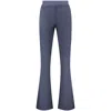 K-way Blue Polyester Pant In Blue