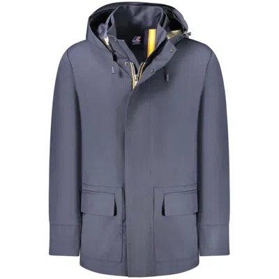 K-way Blue Wool Jacket