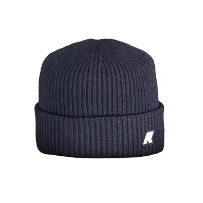 K-way Blue Wool Men Cap