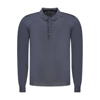 K-way Blue Wool Men Sweater