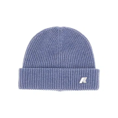 K-way 'brice' Beanie Hat Kids In Blue