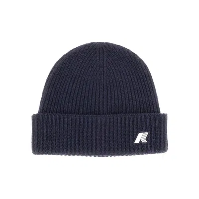 K-way 'brice' Beanie Hat Kids In Blue