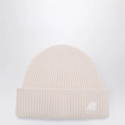 K-way Brice Beanie In Gardenia White Melange In Neutral