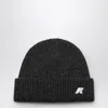 K-way Logo-patch Detail Beanie In Black