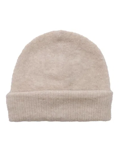 K-way Brice Wool Merino Boucle Hat In Beige