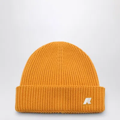 K-way Brice Yellow Wool And Cotton Bonnet