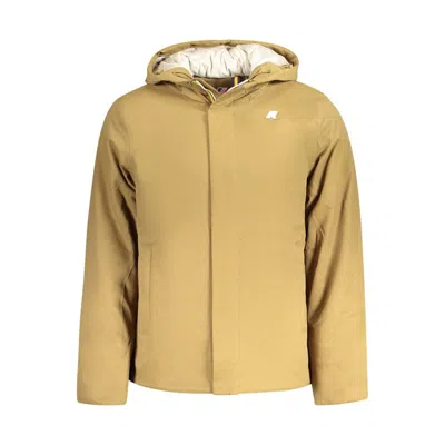 K-way Brown Polyester Men Jacket