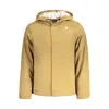 K-way Brown Polyester Men Jacket