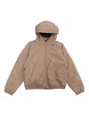 K-way Brown Waterproof Jacket In Brown