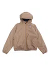 K-way Brown Waterproof Jacket In Brown