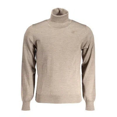 K-way Brown Wool Sweater In Green