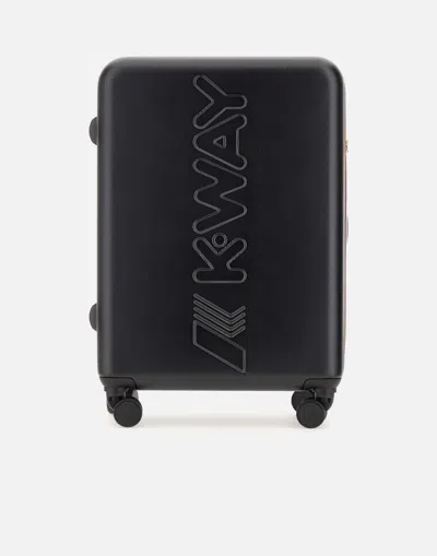 K-way K Way Cabin K Air Medium Black Trolley With 360° Swivel Wheels