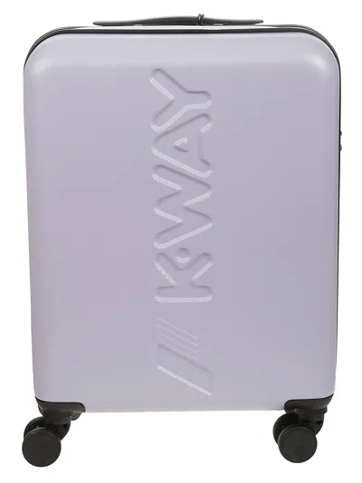 K-way Cabin Trolley Small In Violet Glicineblue