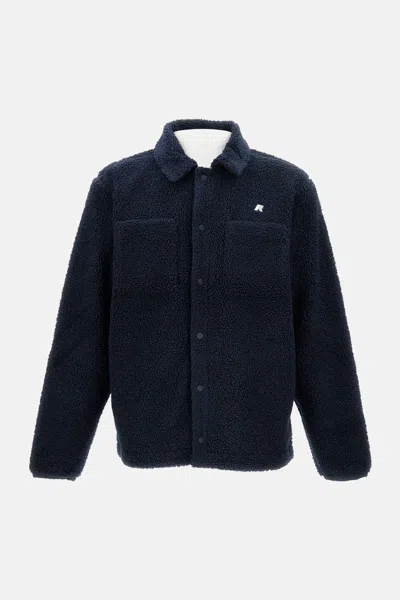 K-way Cameron Sherpa Polar Overshirt In Blue