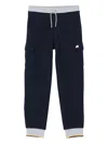 K-way Mick Stripes Blue Jogging Trousers In Black