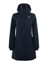 K-way Giubbino Mathy Bonded Jersey Blu In Blue
