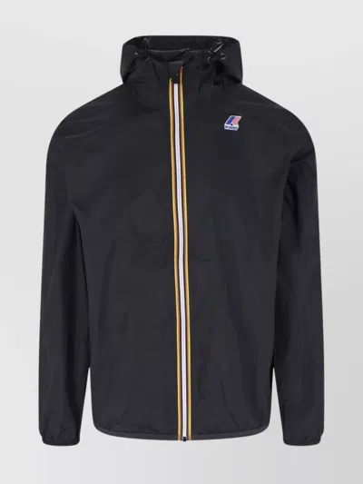 K-WAY CASUAL JACKET WITH ELASTIC CUFFS AND HOOD