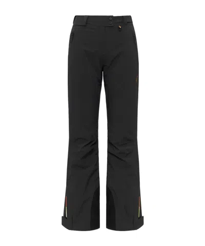 K-way Casual Pants With Belt Loops In Black