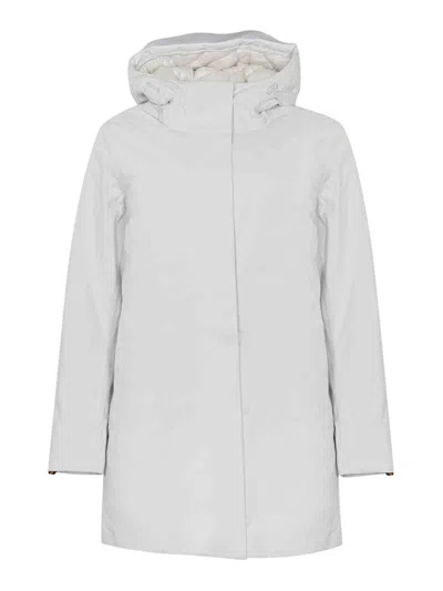 K-way Mathiel Bonded Padded Jacket In White