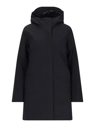 K-way Padded Down Jacket In Negro