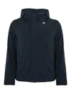 K-way Jacko Marmotta Jacket In Twill In Blue