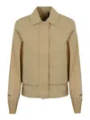 K-way Isarty 3l Poplin Jacket In Brown