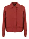 K-way Isarty 3l Poplin Jacket In Brown