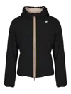K-way Giubbotto Lily St Warm Reversible In Black