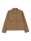 K-way Jacket In Brown