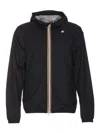K-way Veste Coupe-vent Le Vrai 3.0 Claude En Nylon In Black