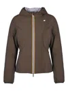 K-way Giubbotto Lily St Warm Reversible In Brown