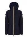K-way 2 In 1 Soraye 3l Bonded Jacket In Blue