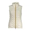 K-way Chic Sleeveless Zip Jacket With Contrast Details
