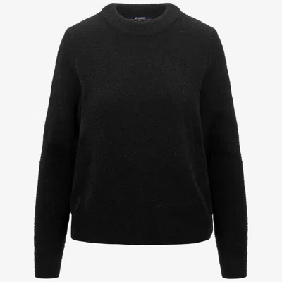 K-way Clarisse Wool Merino Boucle In Black
