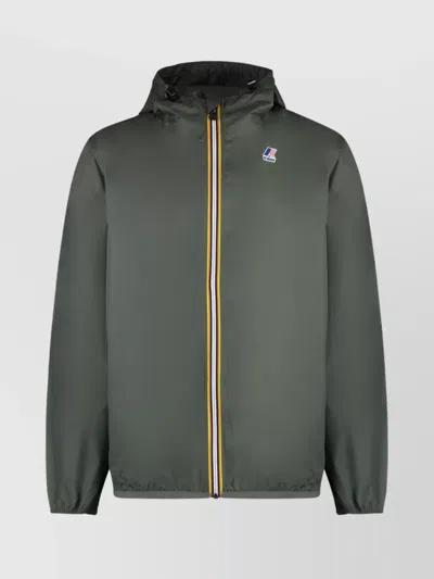 K-WAY CLAUDE HOODED NYLON JACKET