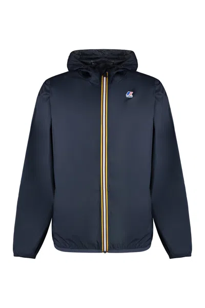 K-WAY K-WAY CLAUDE HOODED NYLON JACKET