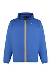 K-way Hooded Jacket With Adjustable Drawstring And Pockets