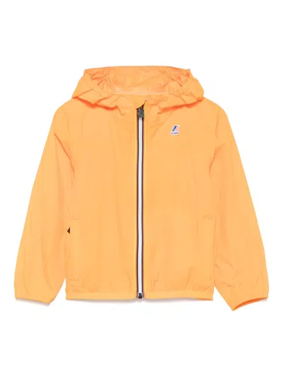 K-way Kids' Claude Jacket In Orange