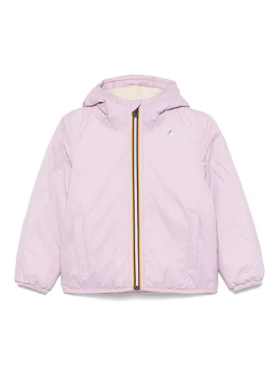 K-way Kids' Claude Jacket In Viola/lilla