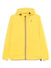 K-way Man Jacket Acid Green Size Xxs Polyamide In Yellow
