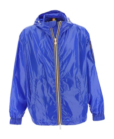 K-way Claudel Light Glass Jacket In Blue