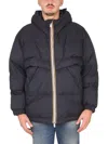 K-way Black Down Jacket In Black